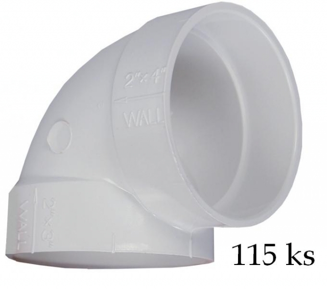 Short 90° elbow (behind inlet mounting plate) - TUY-99